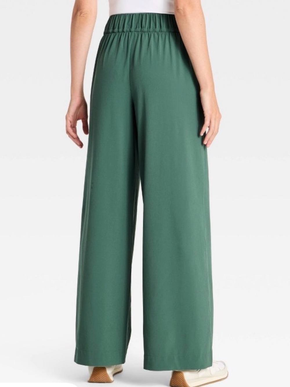 all in motion Forest Green Wide-Leg Drawstring Pants Women’s size XXL - Picture 2 of 3